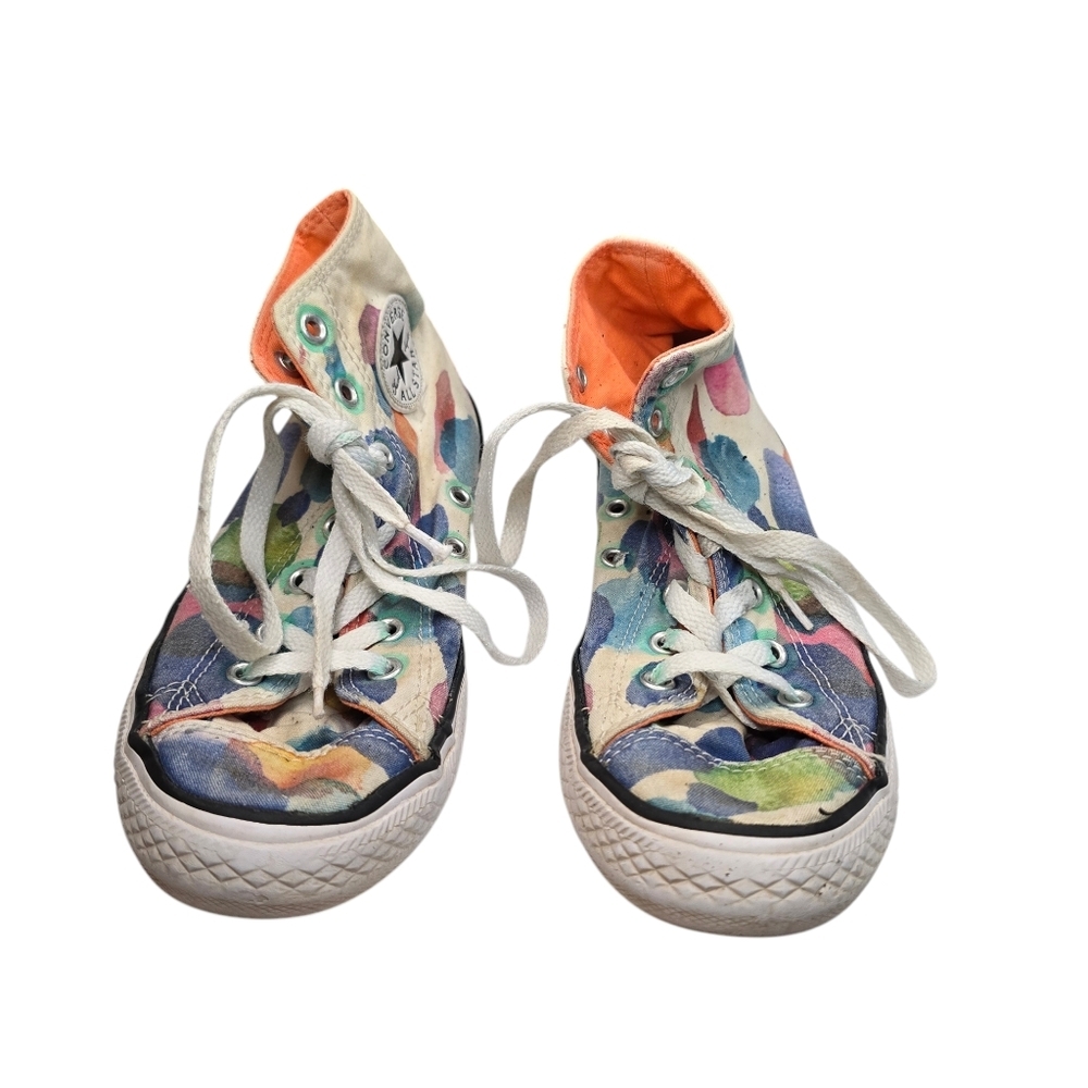 Converse Colorful Juniors Mid Top Sneakers 3 - Picture 2 of 8